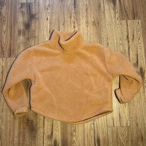 All In Motion beige teddy pullover